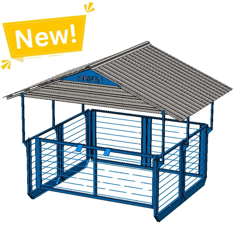 A new product to Hanen is the Hay Feeder Shed.