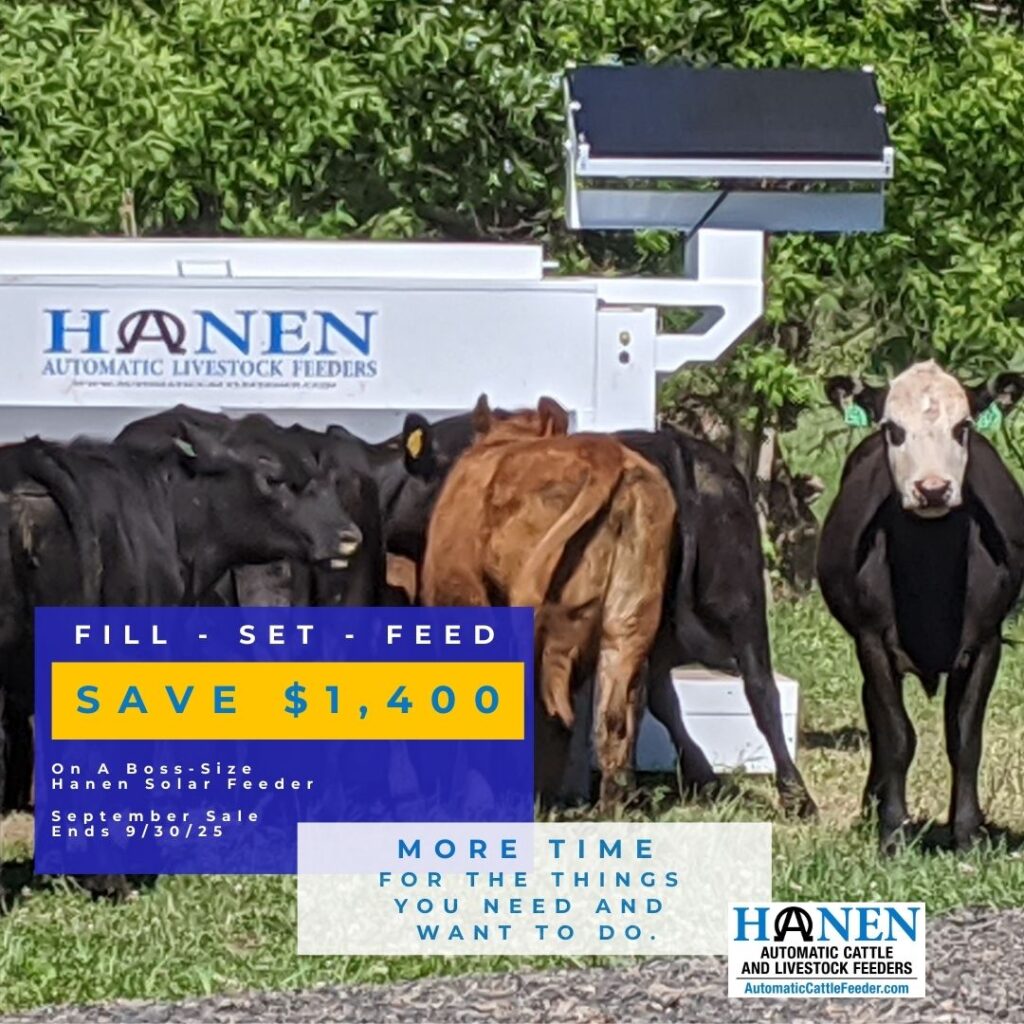 SEPTEMBER SALE: SAVE $1,400a Boss-Size Hanen Solar Feeder 